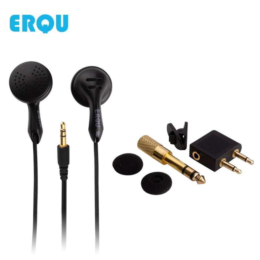 ERQU耳機品牌耳塞發燒友HiFi金屬活塞 