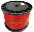 PE Braided Fishing Line 80lb RED Spectra
