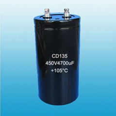 450V 4700uf Screw Terminal Aluminum Electrolytic Capacitor