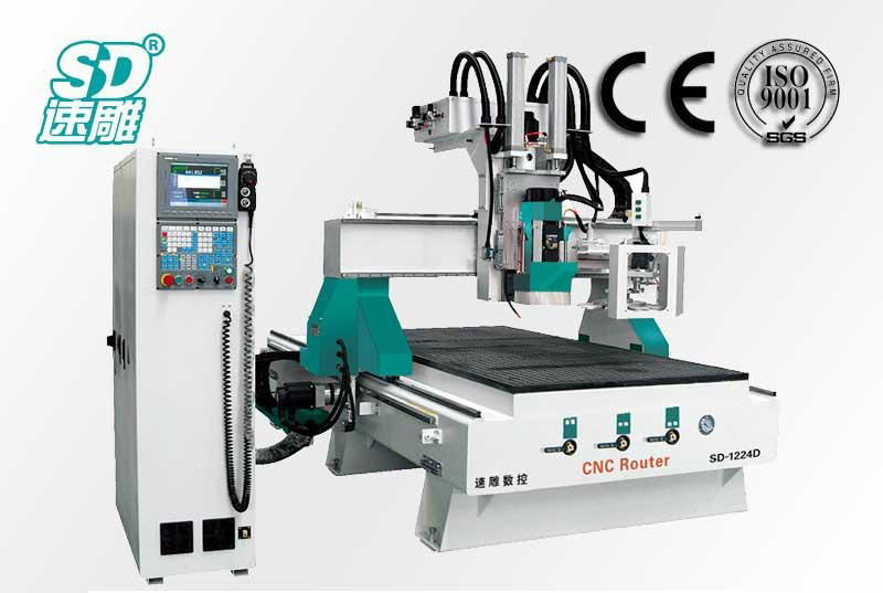 Hat type ATC Processing Center SD-1224D-row type atc cnc router-cnc wood router