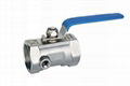 1-PC Ball Valve With Inspection Hole