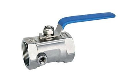 1-PC Ball Valve With Inspection Hole