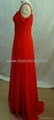 Mother of bride dress featuring sweetheart pleated basket weave chiffon bodice w 3