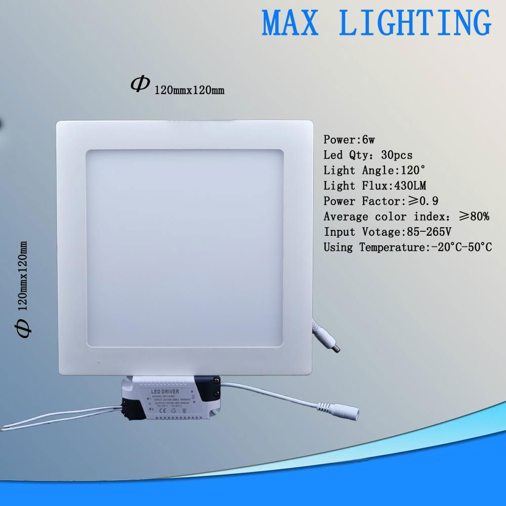 High Quality 5W LED Panel Light/Ceiling Light Square  2