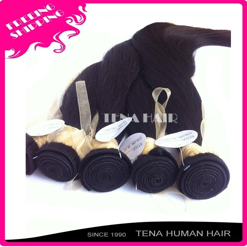 Tena Softest and Smoothest Silky Natural Virgin Brazilian Hair Weave 4