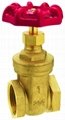 J1001 Forged Brass Gate Valves with good quality 2