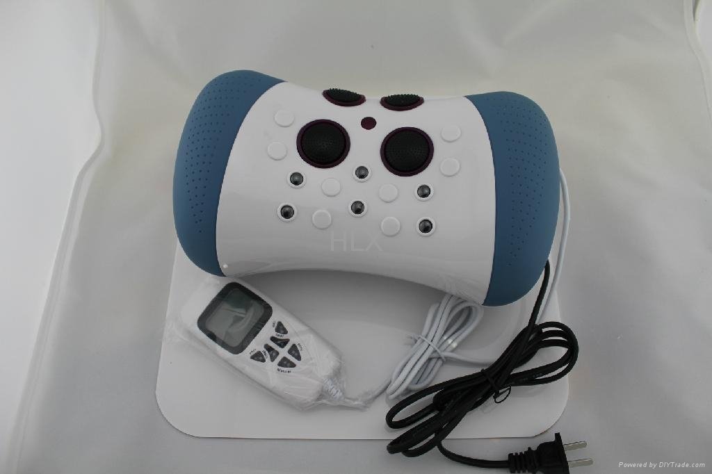 Digital Tens Massage Pillow Electric Cervical Vertebra Therapeutic Neck Massager
