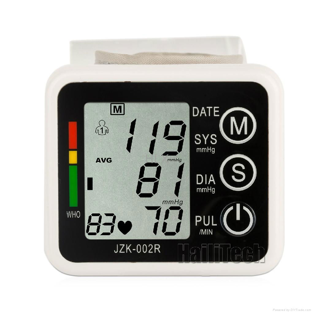 Automatic Digital Wrist Blood Pressure monitor & Heart Beat Meter 3