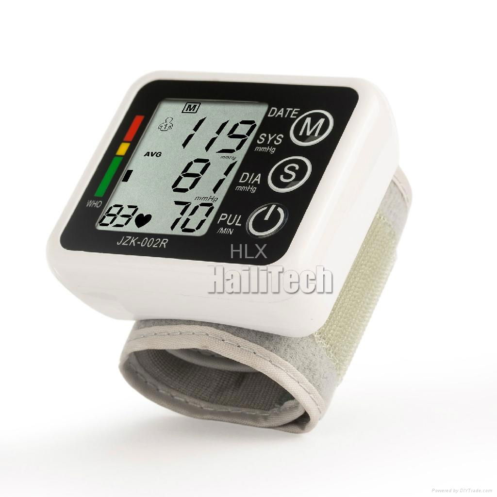 Automatic Digital Wrist Blood Pressure monitor & Heart Beat Meter 4