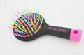 Eyecandy Rainbow Volume S Brush Hair Curl Magic Wave Straight Beauty comb 3