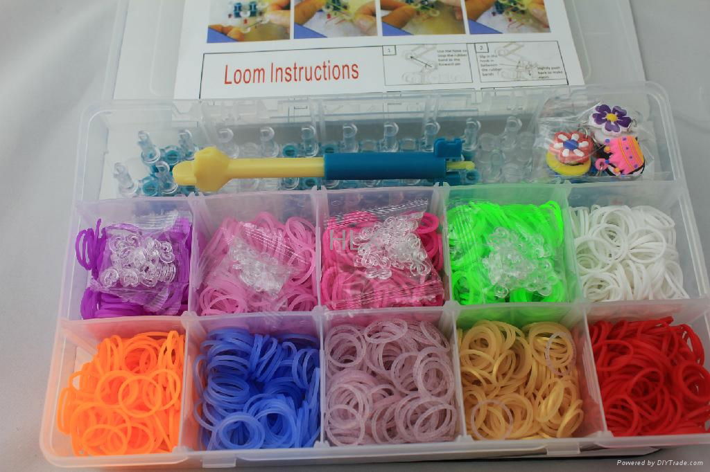 Rainbow Loom Kit DIY bracelet loom bands Bracelet Maker 