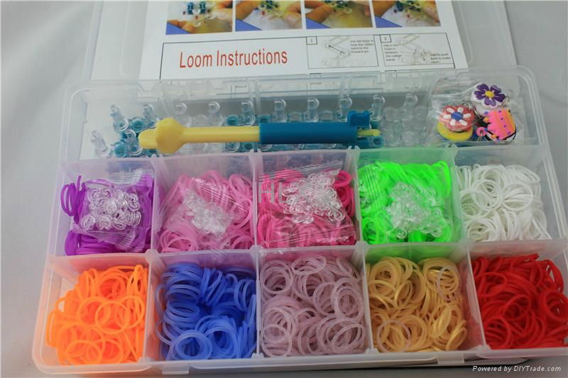 Rainbow Loom Kit DIY bracelet loom bands Bracelet Maker  4