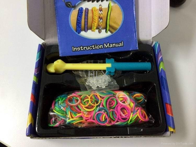 Rainbow Loom Kit DIY bracelet loom bands Bracelet Maker  5