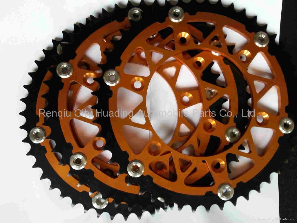 7075 T6 aluminum motorcycle sprocket for KTM racing motor