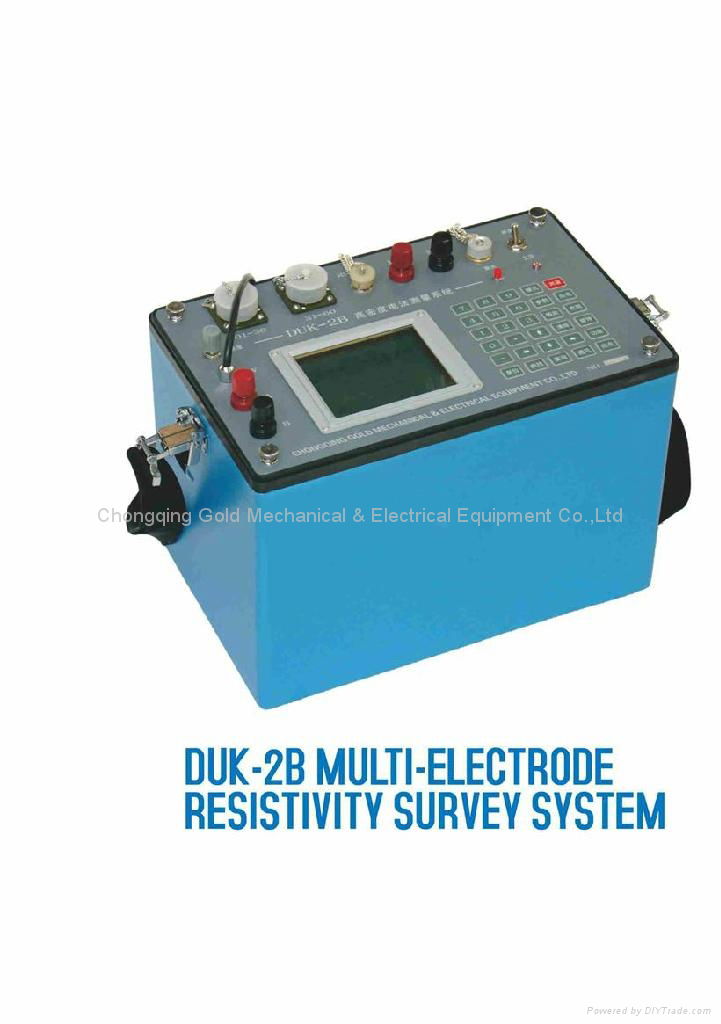 underground water detector DUK-2B Multi-Electrode Resistivity Survey System