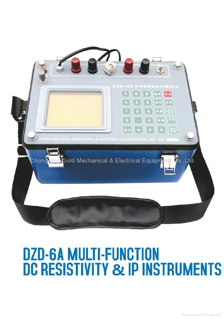 underground water detector DZD-6A Multi-Function DC Resistivity & IP Instruments