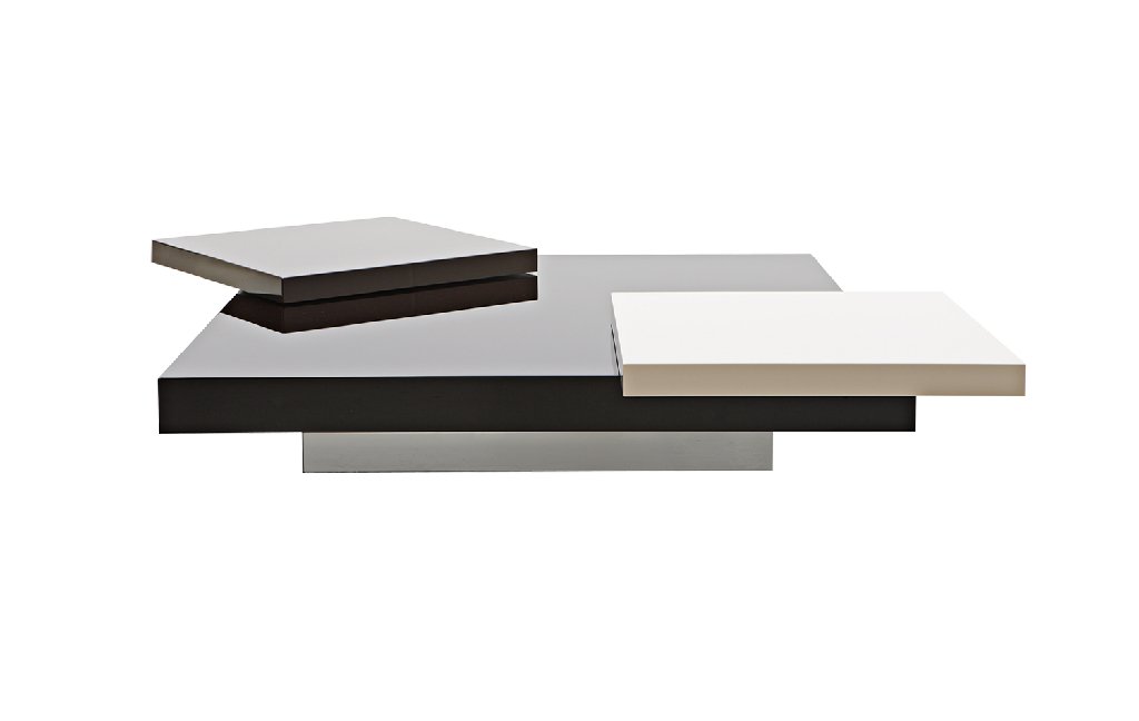 MDF modern rotation coffee table for living room 2