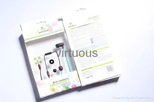Anti-radiation headsets with air tube healthy care 5