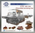 chocolate enrobing machine coating