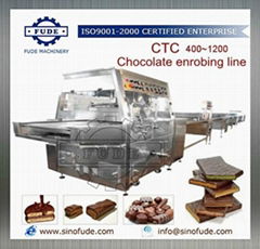 chocolate enrobing machine coating machine