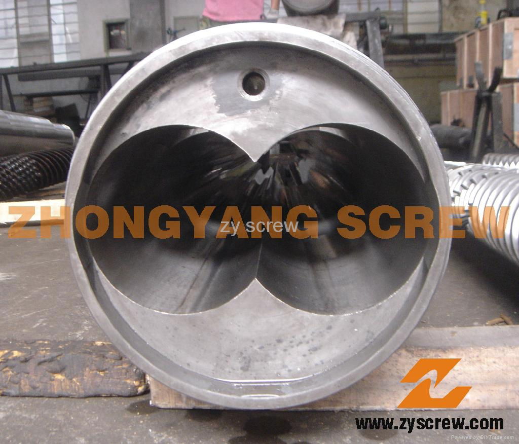 twin conical screw barrel PVC pipe profile sheet  3