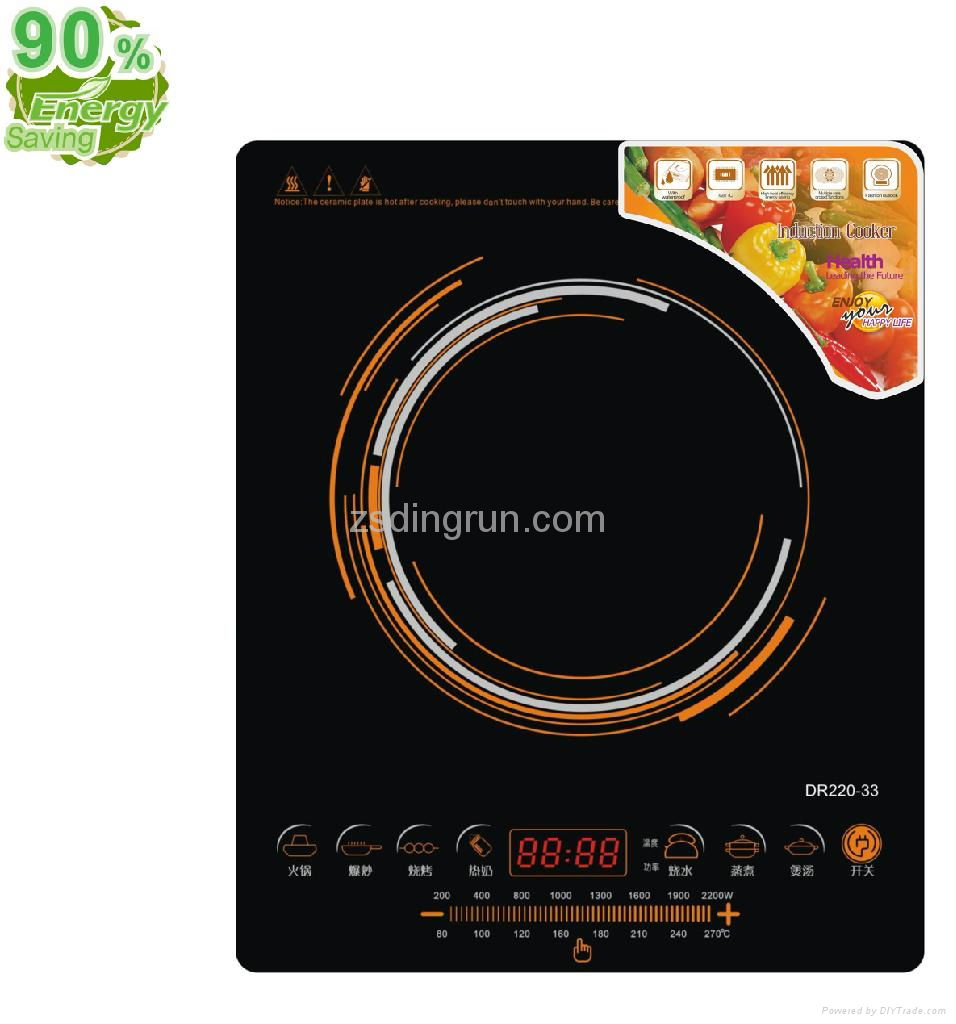 Ultra-thin touch induction cooker