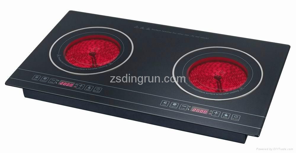 Double Burner Infrared Cooker