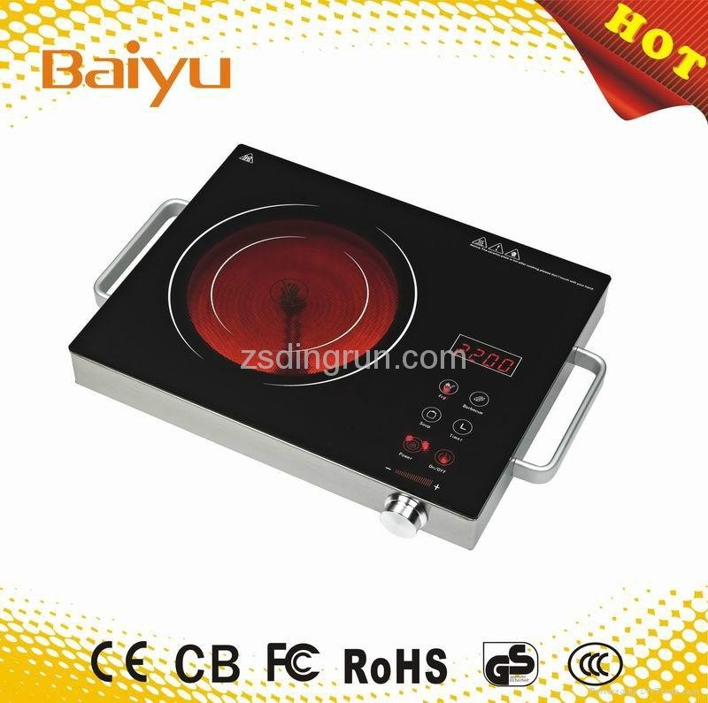2014 Stainless steel housing 2200W Infrared Cooker