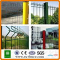 ISO9001 Powder coated welded curved panel fence 1
