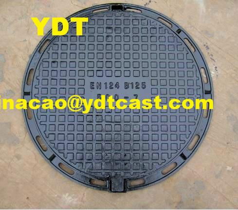 Heavy Duty Drainage and Sewage Manhole Cover 3