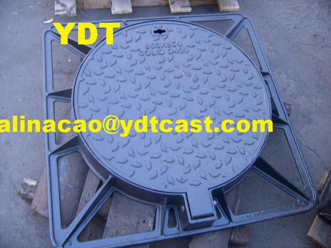 Heavy Duty Drainage and Sewage Manhole Cover 5