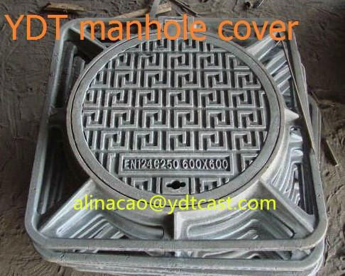 Algeria Ductile Iron Drain Manhole Cover EN124 5