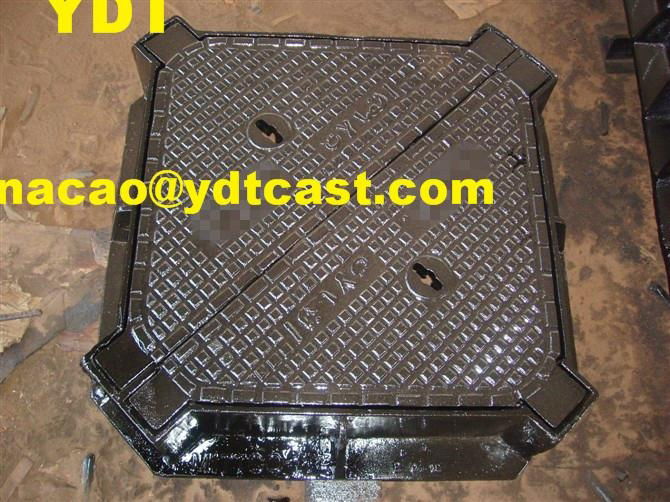 Ductile Foundry Drainage Manhole Cover EN124 2