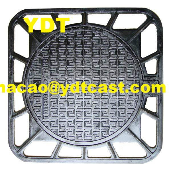 Ductile Foundry Drainage Manhole Cover EN124 3