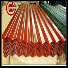 Colored Corrugated Steel Sheets for roof 