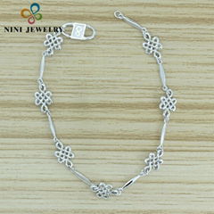 2014 fashion silver jewelry bracelet wholesale