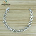 2014 fashion silver jewelry bracelet wholesale 5