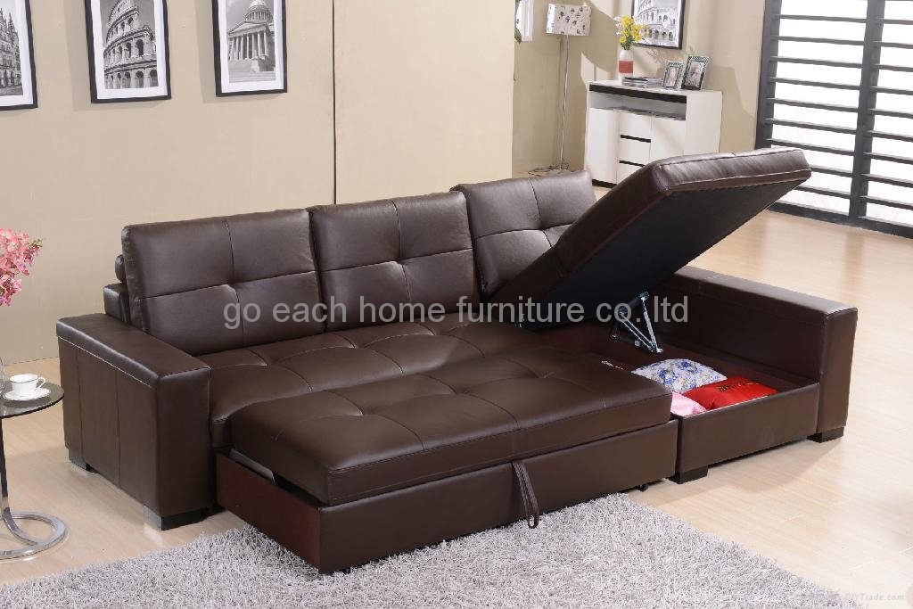 leather sofa G017 3