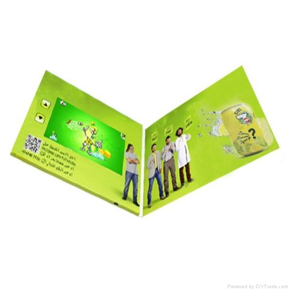 Creative Video Brochures LCD Video Cards Join The Marketing Revolution 2