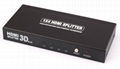 HDMI 1*4 Splitter support 3D 2K*4K 1