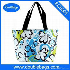 full printed colorful beach bag for lady