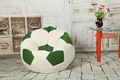 420D polyester football shape bean bag chair 1