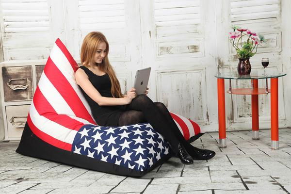 polyester corner bean bag lounge manufacturer 2