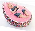 various color soft baby bean bag, kids sleeping lazy bean bag bed