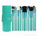 4 kind of color for makeup brush with brush hold 1