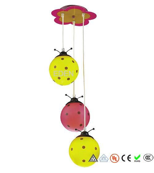 Plastic Ladybird Pendant Light