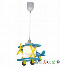 Cartoon Biplane Pendant Light