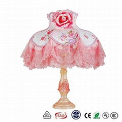 Princess Wooden Base Table Lamp