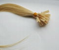 human hair extension keratin V/I/U flat tip extension blonde 18" 100gm 1g/s 5