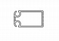 Aluminium Alloy Extrusion (2 keder tracks)